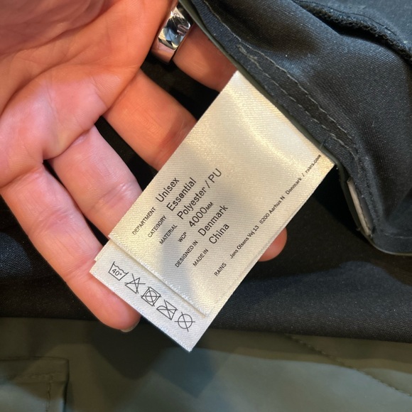 Rains Women's Forest Green Rain Jacket - Picture 8 of 8